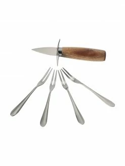 Andrea House Accessoires huitres acier inoxydable Osteri, 5 élém., Lot de différentes tailles -Cuisine Soldes 2022 Accessoires huitres acier inoxydable Osteri 5 elem 3