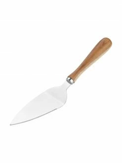 Andrea House Accessoires pour pizza argentés avec manche en bois Belli, 2 élém., larg. 32 x haut. 4 cm -Cuisine Soldes 2022 Accessoires pour pizza argentes avec manche en bois Belli 2 elem 3