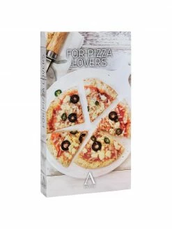 Andrea House Accessoires pour pizza argentés avec manche en bois Belli, 2 élém., larg. 32 x haut. 4 cm -Cuisine Soldes 2022 Accessoires pour pizza argentes avec manche en bois Belli 2 elem 5