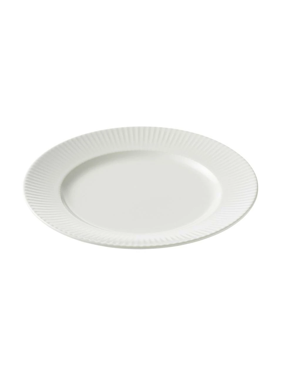 Assiette à dessert blanche Groove, 4 pièces, Ø 21 x haut. 1 cmDisponibilité limitée 3 Assiette à dessert blanche Groove, 4 pièces, Ø 21 x haut. 1 cmDisponibilité limitée