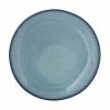 Bloomingville Assiette à dessert en grès bleu gris faite main Sandrine, Ø 22 x haut. 2 cm