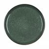 Bitz Assiette à dessert en grès vert Gastro, 2 pièces, Ø 21 x haut. 3 cm
