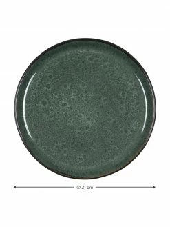 Bitz Assiette à dessert en grès vert Gastro, 2 pièces, Ø 21 x haut. 3 cm -Cuisine Soldes 2022 Assiette a dessert en gres vert Gastro 2 pieces 2