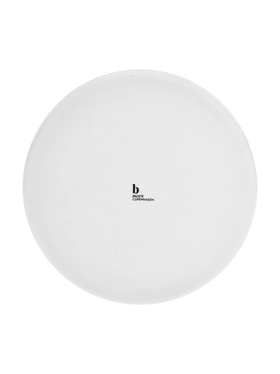 Broste Copenhagen Assiette à dessert en porcelaine faite main Salt, 4 pièces, Ø 22 cm 8 Broste Copenhagen Assiette à dessert en porcelaine faite main Salt, 4 pièces, Ø 22 cm – Image 6