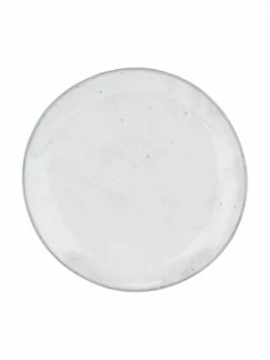 Broste Copenhagen Assiette à dessert faite à la main Nordic Sand, 4 pièces, Ø 20 x haut. 3 cm