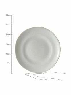 Assiette &agrave; dessert faite main Manor, 4 pi&egrave;ces, Ø 24 x haut. 3 cmDisponibilité limitée -Cuisine Soldes 2022 Assiette a dessert faite main Manor 4 pieces 3