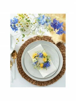 Assiette &agrave; dessert faite main Manor, 4 pi&egrave;ces, Ø 24 x haut. 3 cmDisponibilité limitée -Cuisine Soldes 2022 Assiette a dessert faite main Manor 4 pieces 5