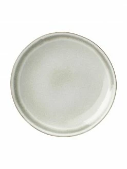 Westwing Collection Assiette à dessert grès émaillé Cia, 4 pièces, Ø 20 x haut. 3 cm