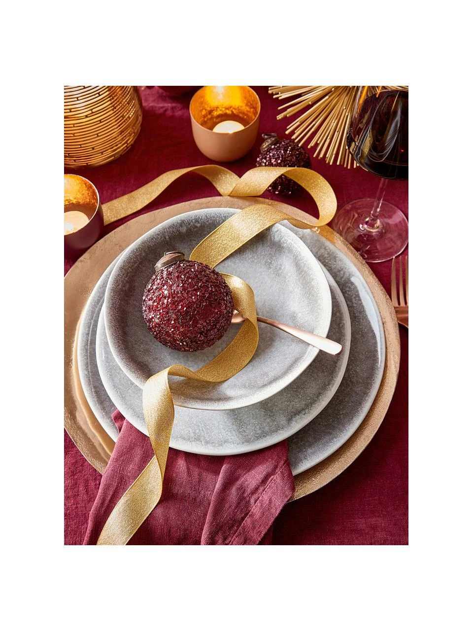Assiette à dessert grise avec dégradé, faite main Atlantis, 4 pièces, Ø 23 x haut. 2 cmDisponibilité limitée 4 Assiette à dessert grise avec dégradé, faite main Atlantis, 4 pièces, Ø 23 x haut. 2 cmDisponibilité limitée – Image 2