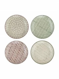 Bloomingville Assiette à dessert maison de campagne Julia, 4 élém., Ø 20 cm