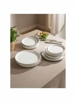 Westwing Collection Assiette à dessert porcelaine Nessa, 2 pièces, Ø 19 cm -Cuisine Soldes 2022 Assiette a dessert porcelaine Nessa 2 pieces 2