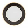 Cote Table Assiette à dessert porcelaine bord doré Ginger, 6 pièces, Ø 20 cm