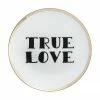 Bitossi Home Assiette à dessert porcelaine bord doré True Love, Ø 17 cm -Cuisine Soldes 2022 Assiette a dessert porcelaine bord dore True Love