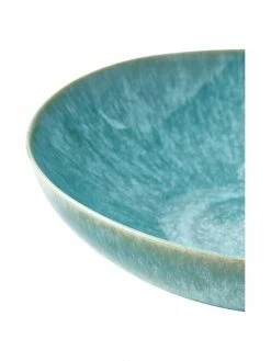 Westwing Collection Assiette à pâtes faïence émaillée turquoise Anthia, 2 pièces, Ø 19 x haut. 5 cm -Cuisine Soldes 2022 Assiette a pates faience emaillee turquoise Anthia 2 pieces 4