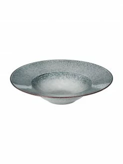 Broste Copenhagen Assiette creuse artisanale Nordic Sea, 4 pièces, Ø 29 x haut. 7 cm