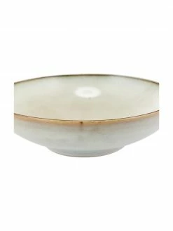 Westwing Collection Assiette creuse en grès beige faite main Thalia, 2 pièces, Ø 22 x haut. 6 cm -Cuisine Soldes 2022 Assiette creuse en gres beige faite main Thalia 2 pieces 4