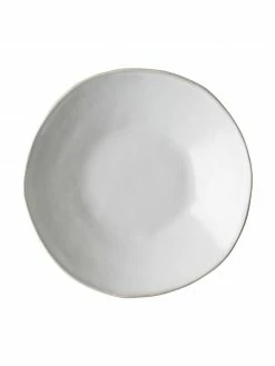 Dutch Rose Assiette creuse en grès blanc Organic, 4 pièces, Ø 24 x haut. 5 cm -Cuisine Soldes 2022 Assiette creuse en gres blanc Organic 4 pieces 4