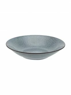Broste Copenhagen Assiette creuse faite à la main Nordic Sea Ø 22 cm, 4 pièces, Ø 22 x haut. 5 cm