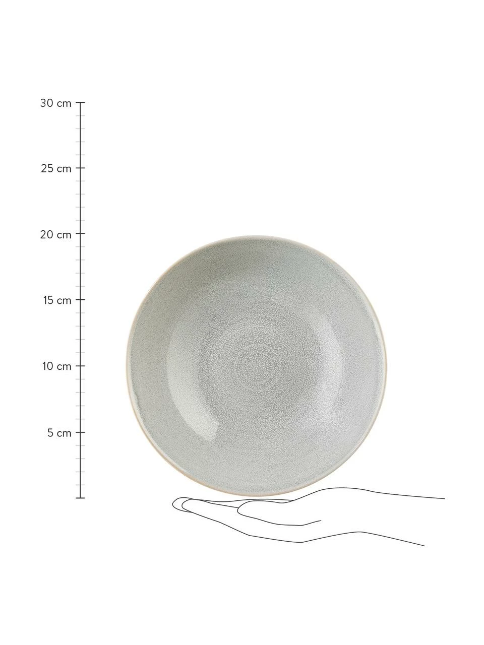 Assiette creuse faite main Manor, 4 pièces, Ø 20 x haut. 6 cm 6 Assiette creuse faite main Manor, 4 pièces, Ø 20 x haut. 6 cm – Image 4