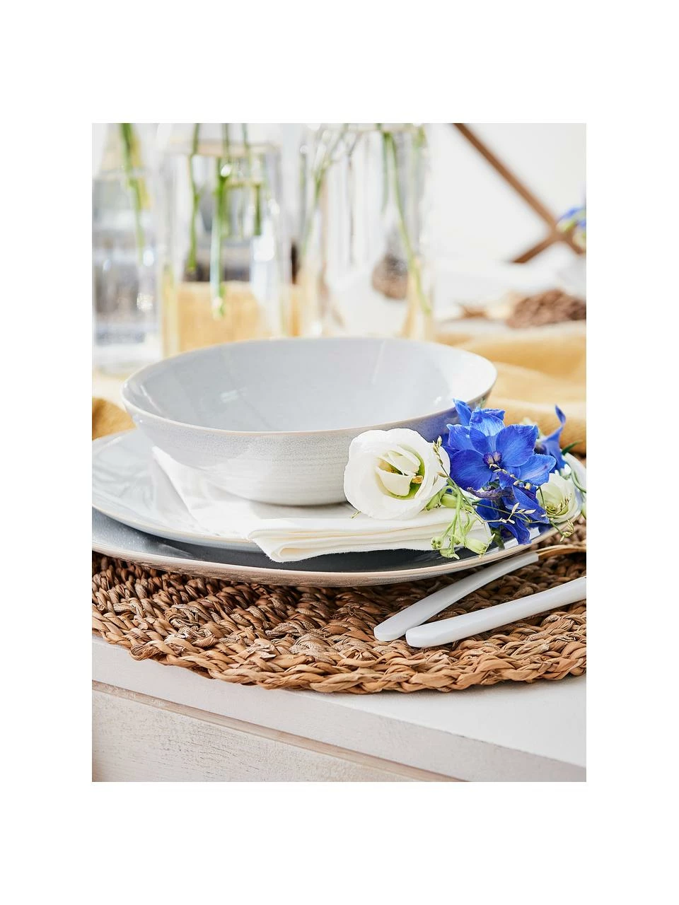 Assiette creuse faite main Manor, 4 pièces, Ø 20 x haut. 6 cm 8 Assiette creuse faite main Manor, 4 pièces, Ø 20 x haut. 6 cm – Image 6