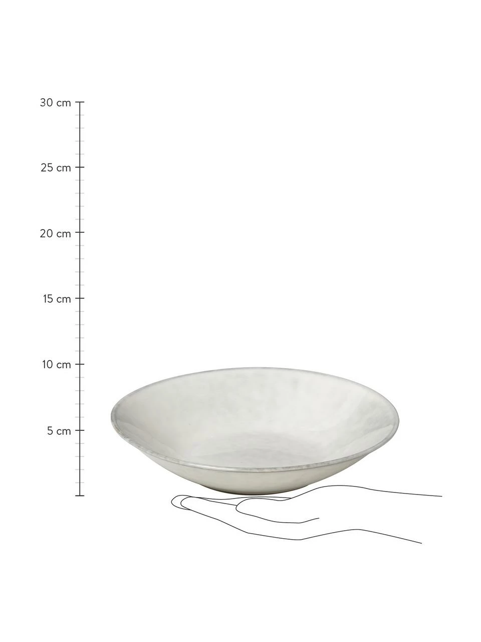 Broste Copenhagen Assiette creuse faite main Nordic Sand Ø 22 cm, 4 pièces, Ø 22 x haut. 5 cm 6 Broste Copenhagen Assiette creuse faite main Nordic Sand Ø 22 cm, 4 pièces, Ø 22 x haut. 5 cm – Image 4