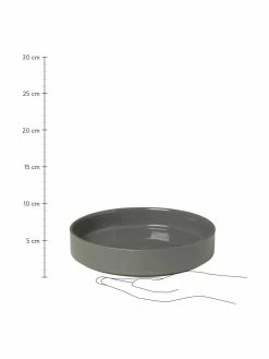 Assiette creuse gris foncé mat/brillant Pilar, 6 pièces, Ø 20 x haut. 4 cm -Cuisine Soldes 2022 Assiette creuse gris fonce matbrillant Pilar 6 pieces 2