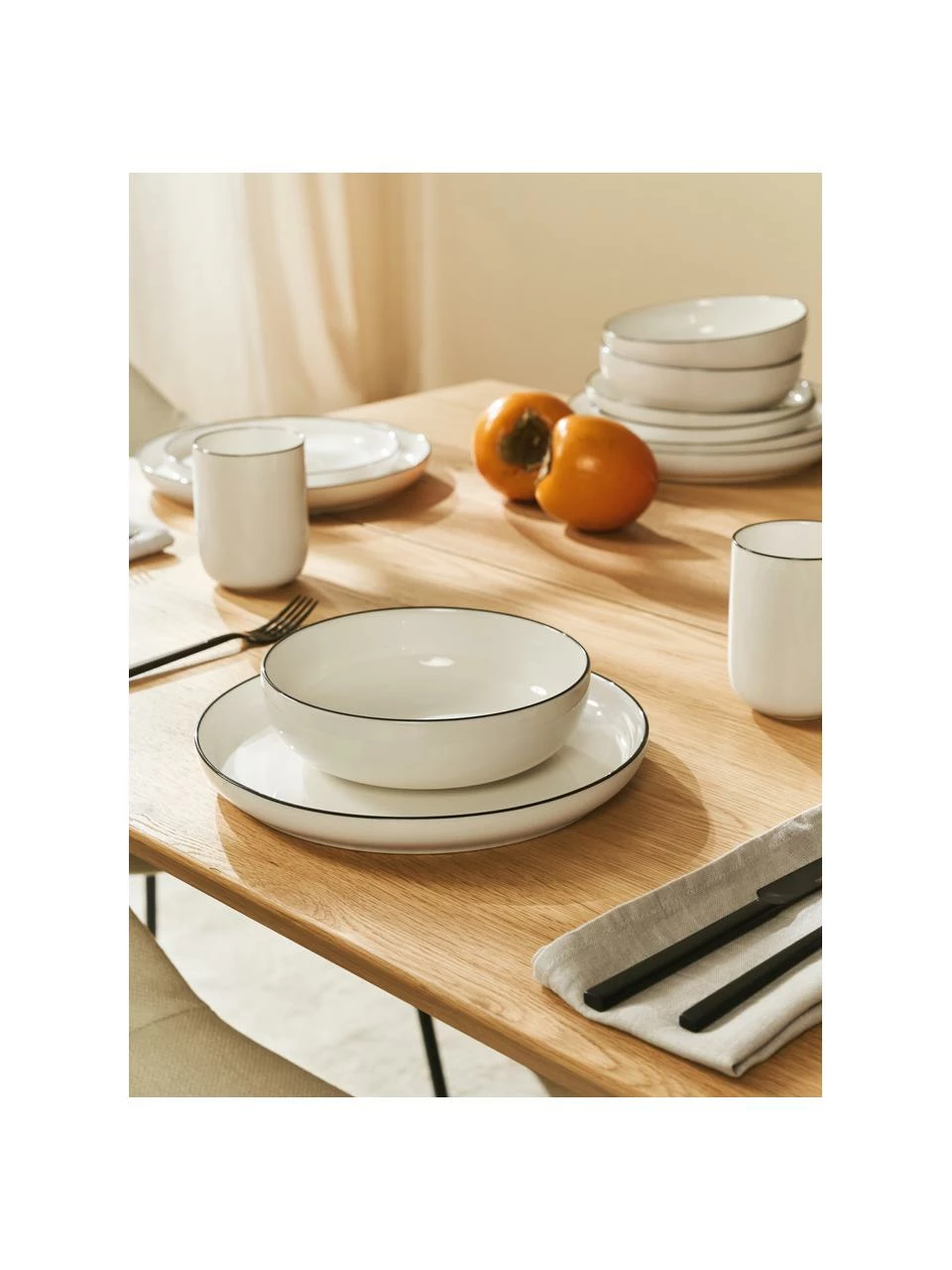 Westwing Collection Assiette creuse porcelaine Facile, Ø 18 cm, 2 pièces, Ø 18 x haut. 6 cm 4 Westwing Collection Assiette creuse porcelaine Facile, Ø 18 cm, 2 pièces, Ø 18 x haut. 6 cm – Image 2