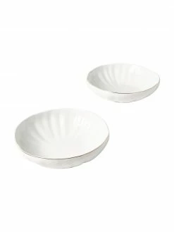 Westwing Collection Assiette creuse porcelaine Sali, 2 pièces, Ø 21 x haut. 6 cm -Cuisine Soldes 2022 Assiette creuse porcelaine Sali 2 pieces 3