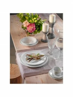 Assiette creuse porcelaine blanche Ouverture, 6 pièces, Ø 24 x haut. 4 cm -Cuisine Soldes 2022 Assiette creuse porcelaine blanche Ouverture 6 pieces 3