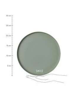 Design Letters Assiette design vert Favorite SMILE, Ø 22 cmDisponibilité limitée -Cuisine Soldes 2022 Assiette design vert Favorite SMILE 2