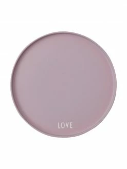 Design Letters Assiette design violet Favorite LOVE, Ø 22 cmDisponibilité limitée