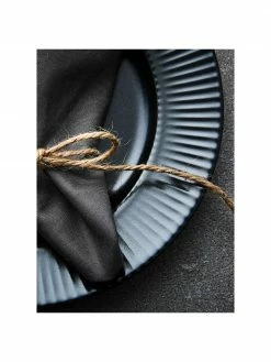 Assiette plate à rainures Groove, 4 pièces, Ø 27 x haut. 1 cm -Cuisine Soldes 2022 Assiette plate a rainures Groove 4 pieces 3