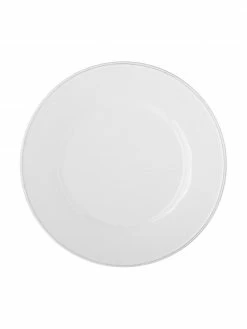 Cote Table Assiette plate blanche Constance, 2 pièces, Ø 29 cm