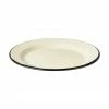 Nordal Assiette plate émaillée avec bord peint à la main Ginger, 2 élém., Ø 26 x haut. 2 cm -Cuisine Soldes 2022 Assiette plate emaillee avec bord peint a la main Ginger 2 elem