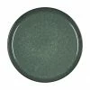 Bitz Assiette plate en grès vert Gastro, 2 pièces, Ø 27 x haut. 2 cm