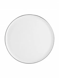 Broste Copenhagen Assiette plate en porcelaine faite main Salt, 4 pièces, Ø 28 cm -Cuisine Soldes 2022 Assiette plate en porcelaine faite main Salt 4 pieces 3