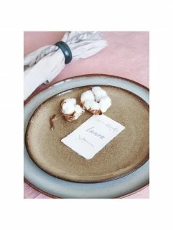 Bloomingville Assiette plate faite à la main Sandrine, Ø 29 x haut. 3 cm 13 Bloomingville Assiette plate faite à la main Sandrine, Ø 29 x haut. 3 cm -Cuisine Soldes 2022 Assiette plate faite a la main Sandrine 5