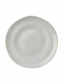 Assiette plate faite main Manor, 4 pièces, Ø 29 x haut. 4 cm