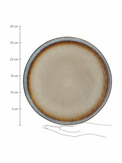 Assiette plate faite main Nomimono, 2 pièces, Ø 27 cm -Cuisine Soldes 2022 Assiette plate faite main Nomimono 2 pieces 2