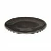 Broste Copenhagen Assiette plate faite main Nordic Coal, 4 pièces, Ø 26 cm