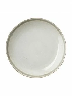 Westwing Collection Assiette plate grès émaillé Cia, 4 pièces, Ø 27 x haut. 3 cm