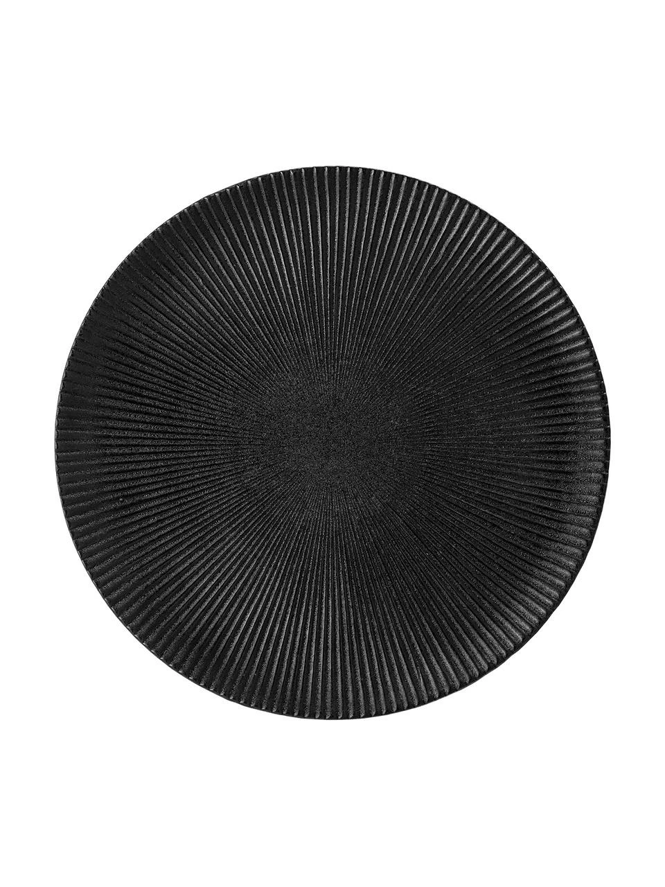 Bloomingville Assiette plate noire design Neri, Ø 29 cm 3 Bloomingville Assiette plate noire design Neri, Ø 29 cm