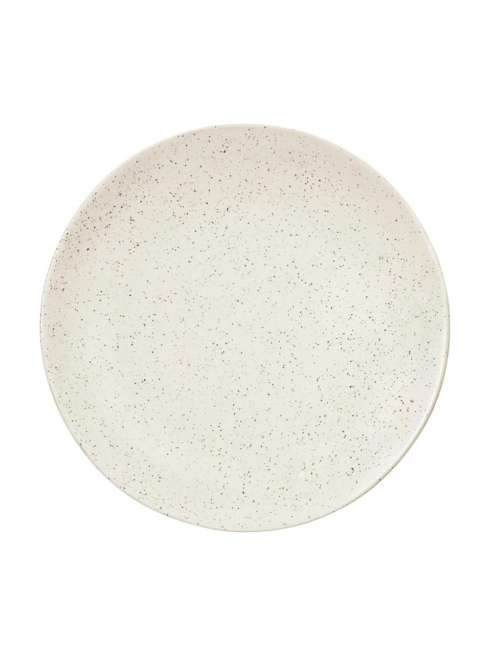 Broste Copenhagen Assiette plate rustique grès cérame faite main blanc crème Nordic Vanilla, 4 pièces, Ø 26 cm 3 Broste Copenhagen Assiette plate rustique grès cérame faite main blanc crème Nordic Vanilla, 4 pièces, Ø 26 cm