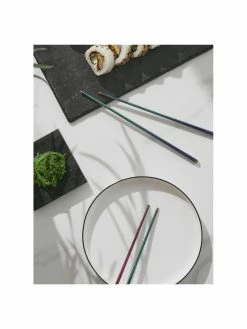 Westwing Collection Baguettes arc-en-ciel Shine, 2 paires, long. 23 cm -Cuisine Soldes 2022 Baguettes arc en ciel Shine 2 paires 3