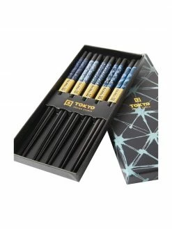 Baguettes en bois Kuroki, 5 paires, long. 23 cm -Cuisine Soldes 2022 Baguettes en bois Kuroki 5 paires 4