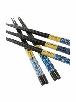 Baguettes en bois Kuroki, 5 paires, long. 23 cm -Cuisine Soldes 2022 Baguettes en bois Kuroki 5 paires 5