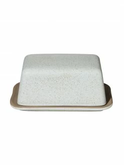 Asa Beurrier brun/beige mat Caja, larg. 16 x haut. 7 cm