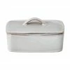 Broste Copenhagen Beurrier en grès fait à la main Nordic Sand, larg. 15 x prof. 12 cm -Cuisine Soldes 2022 Beurrier en gres fait a la main Nordic Sand