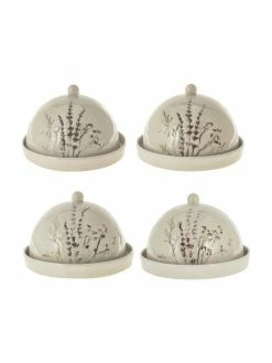 Bloomingville Beurrier rustique en grès fait main Bea, Ø 60 cm -Cuisine Soldes 2022 Beurrier rustique en gres fait main Bea 3