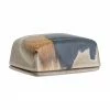 Bloomingville Beurrier rustique en grès fait main Jules, larg. 14 x haut. 6 cm -Cuisine Soldes 2022 Beurrier rustique en gres fait main Jules